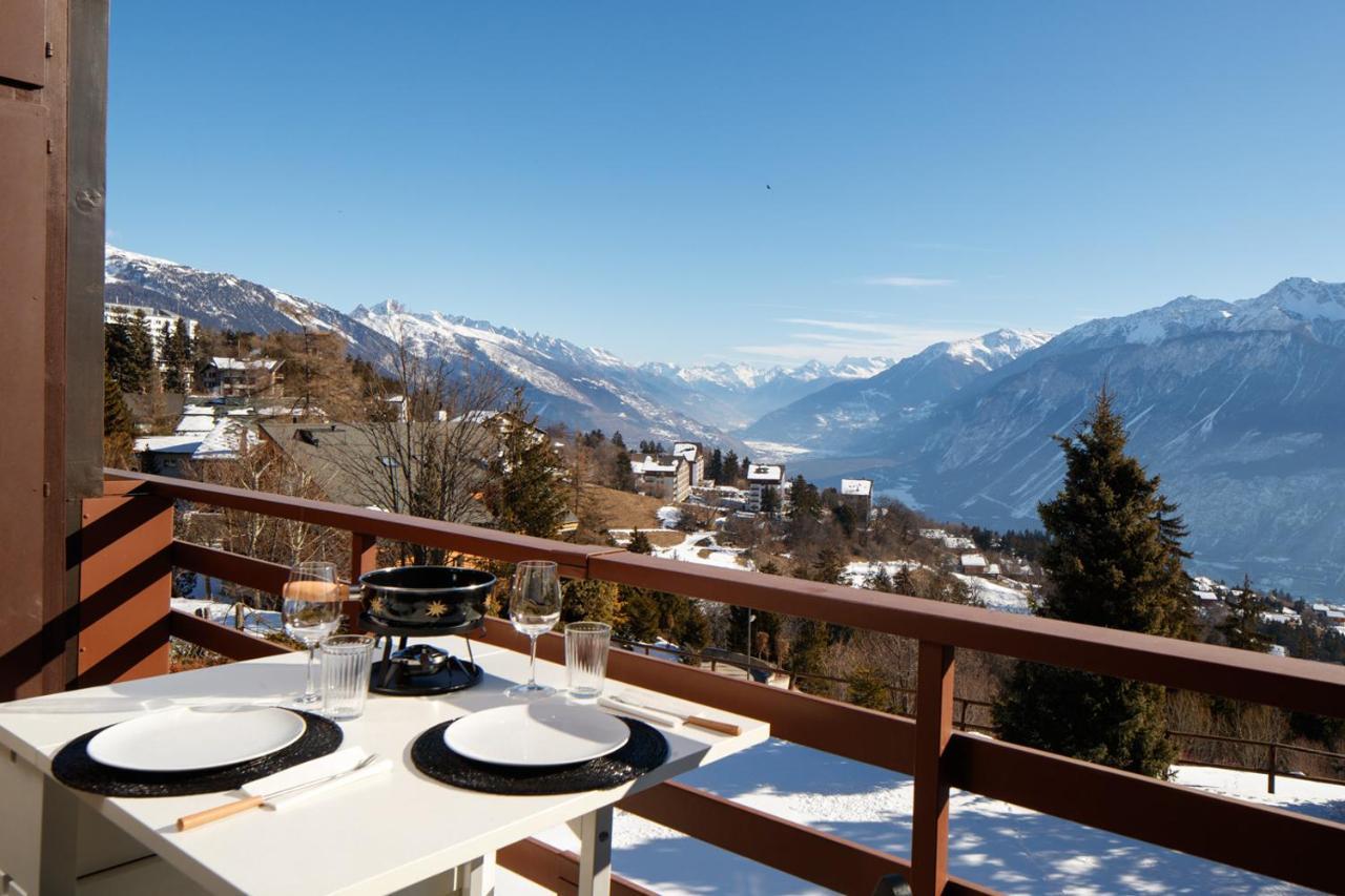 Magnifique Appartement Proche Du Centre Et Du Ski Crans-Montana Eksteriør bilde