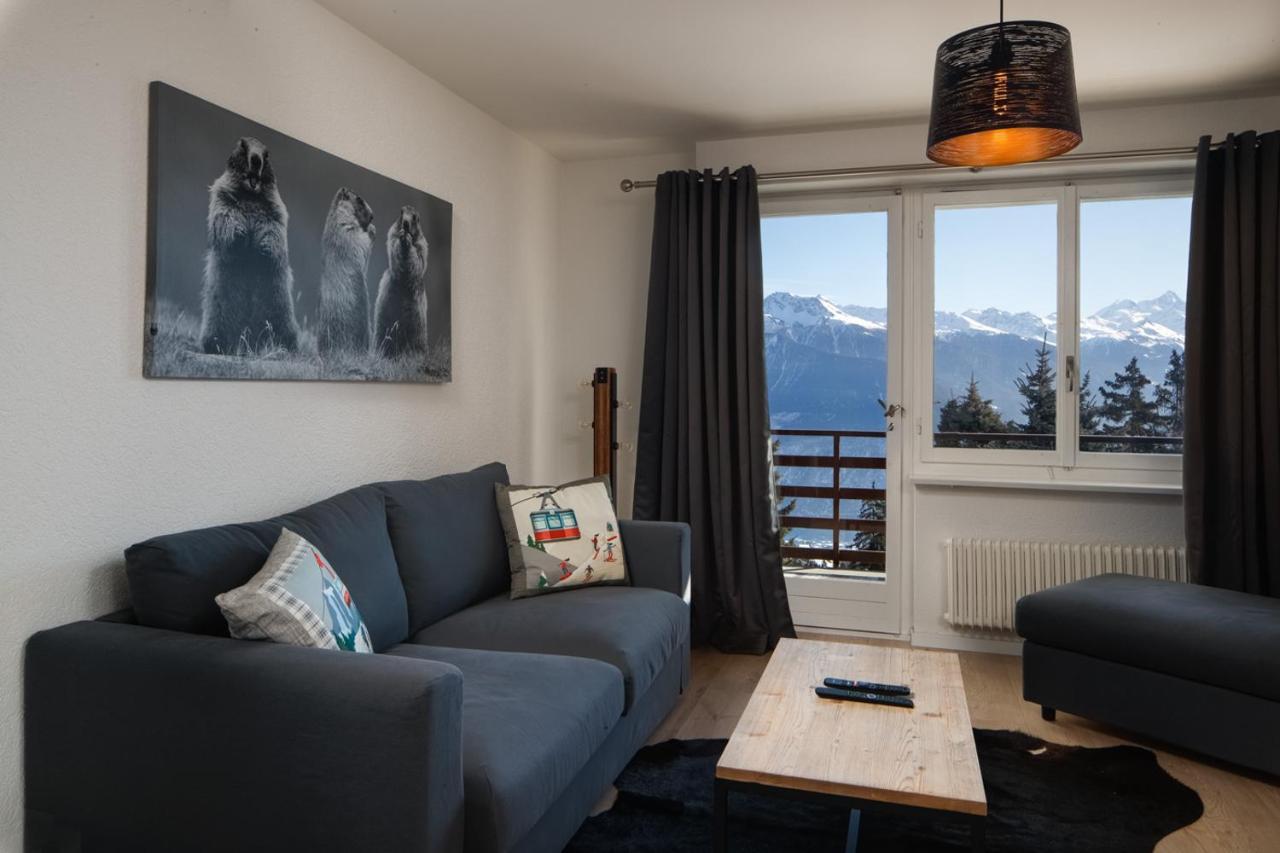 Magnifique Appartement Proche Du Centre Et Du Ski Crans-Montana Eksteriør bilde